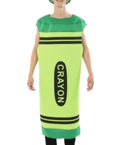 Mens Green Crayon Costume
