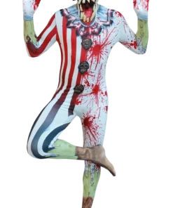 Adult Jaw Dropper Clown Morphsuit