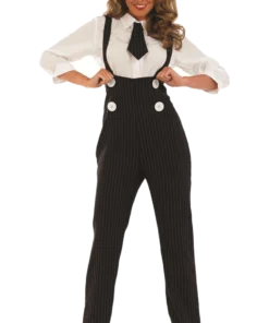 Adult Black Lady Gangster Costume