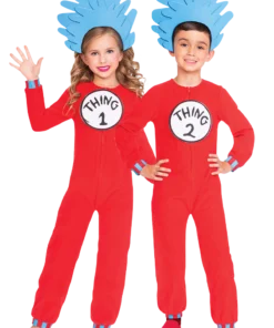 AMSCAN Childrens Thing 1 And 2 Costume