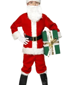 Smiffys Boys Deluxe Santa Costume