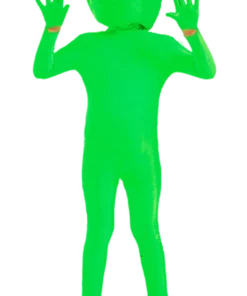 GENERIC Kids Green Alien Costume