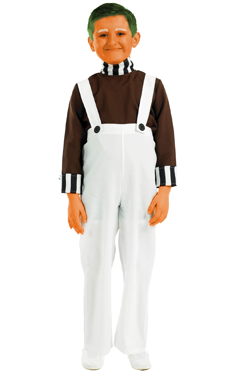 Kids Chocolate Factory Worker Costume 1 Kids Chocolate Factory Worker Costume