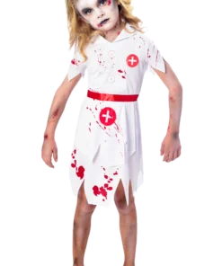AMSCAN Girls Zombie Nurse Costume