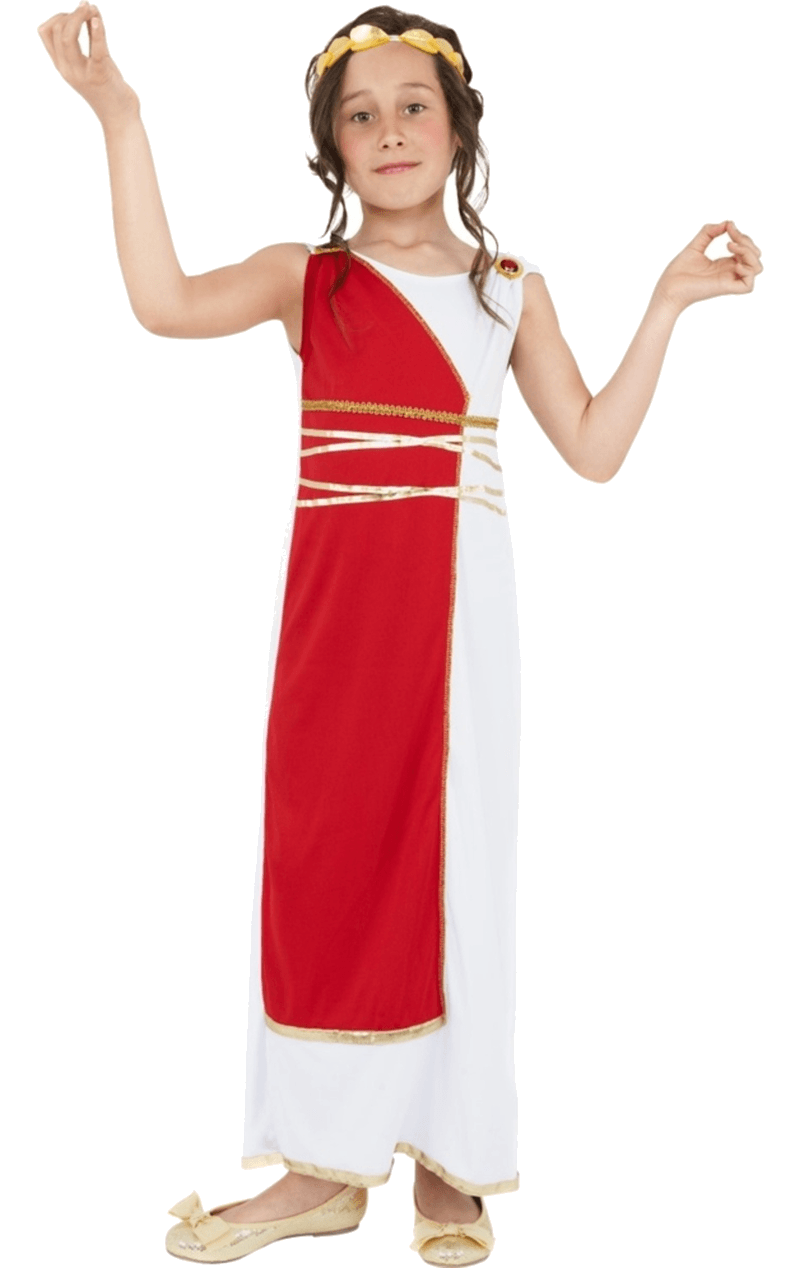 Smiffys Kids Grecian Girl Costume 1 Smiffys Kids Grecian Girl Costume