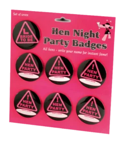 Hen Party Badges