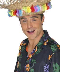 Smiffys Straw Hawaiian Hat