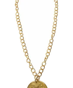 Smiffys Gold Medallion Necklace