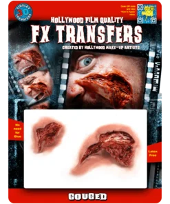 Gouged 3D FX Transfer Tattoo