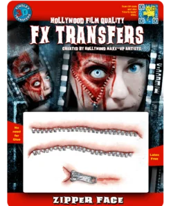 Zipper Face 3D FX Transfers Accessory