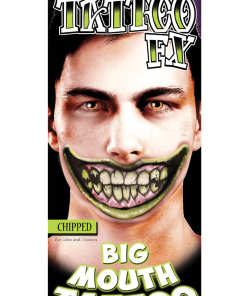 Chipped Big Mouth Tattoo