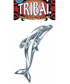 Dolphin Tribal Tattoo Transfer