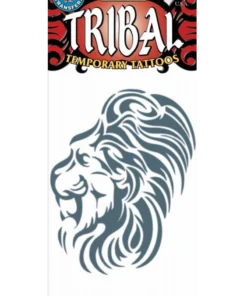 Tribal Lion Tattoo Transfer