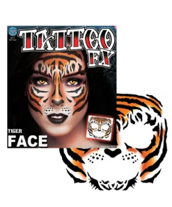 Tiger Face Tattoo Transfer
