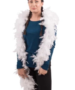 White Feather Boa Accessory