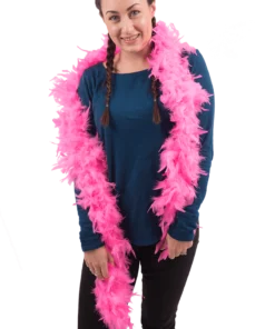 Pink Feather Boa Accessory