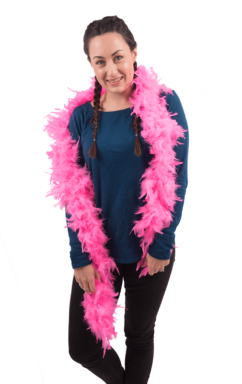 Pink Feather Boa Accessory 1 Pink Feather Boa Accessory