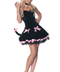 Womens Flirty Feline Cat Costume