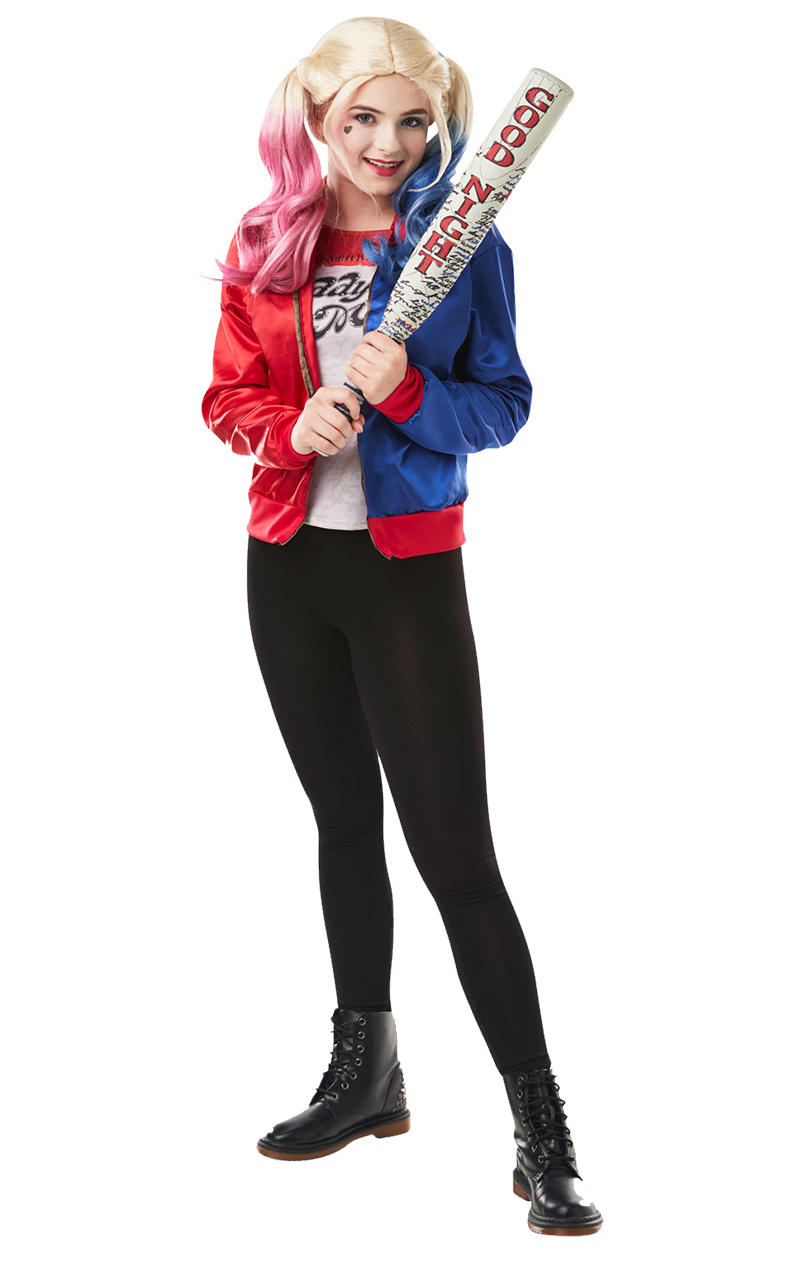 Girls Teen Harley Quinn Costume 1 Girls Teen Harley Quinn Costume