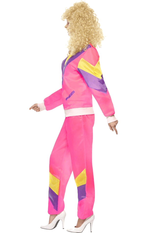 Smiffys Pink Shell Suit 2 Smiffys Pink Shell Suit - Image 2