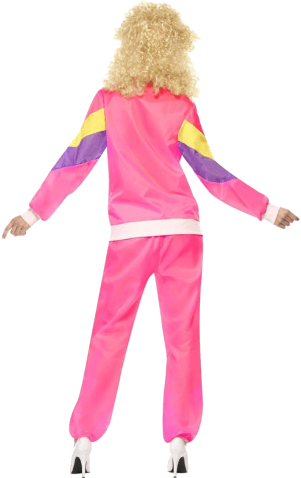 Smiffys Pink Shell Suit 3 Smiffys Pink Shell Suit - Image 3