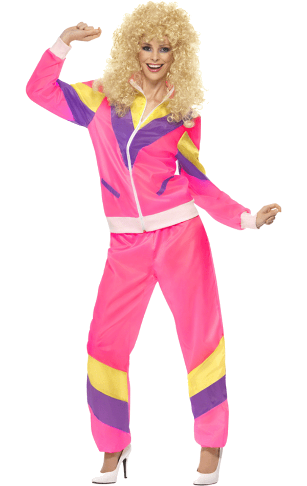 Smiffys Pink Shell Suit 1 Smiffys Pink Shell Suit