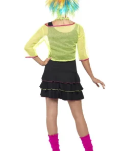 Smiffys Womens 80s Girl Costume 6 Smiffys Womens 80s Girl Costume -Halloween Decoration Shop 00060916a02