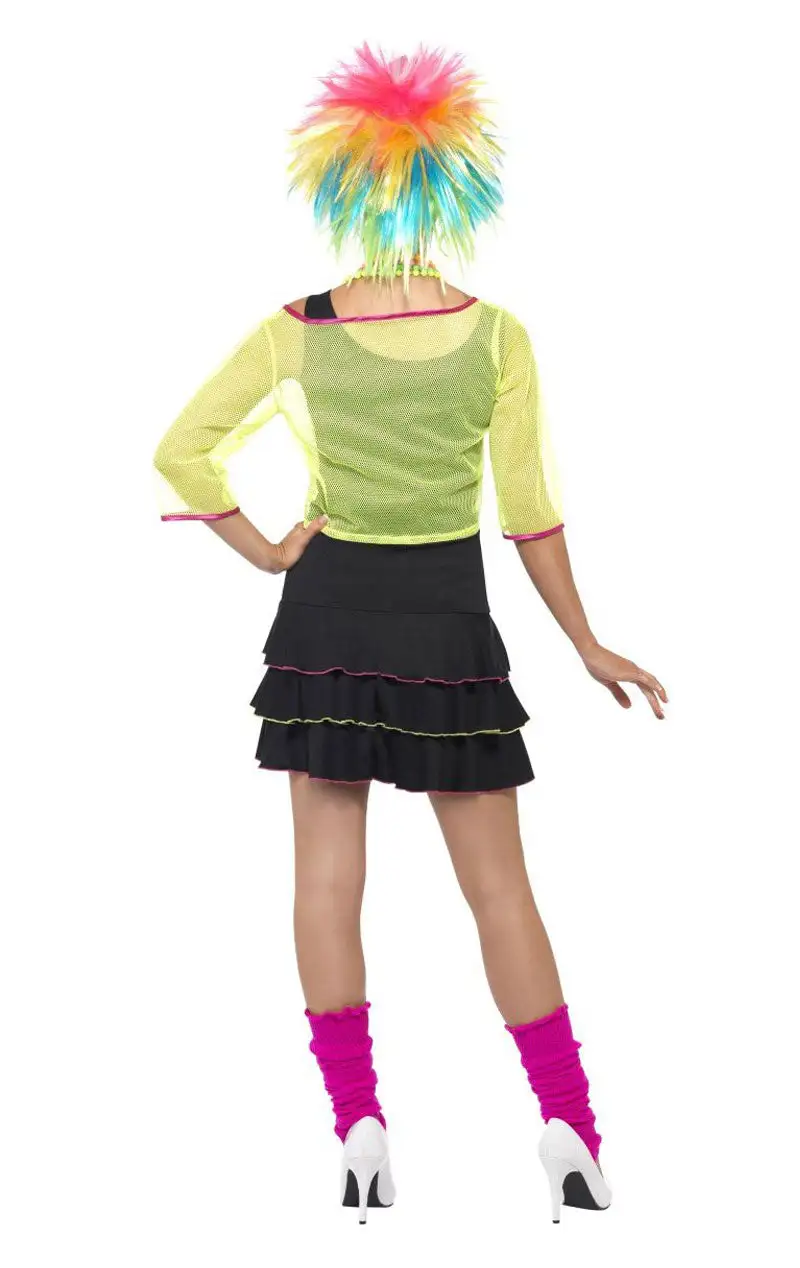 Smiffys Womens 80s Girl Costume 3 Smiffys Womens 80s Girl Costume - Image 3