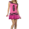 Adult Pink Glitter Crayola Costume