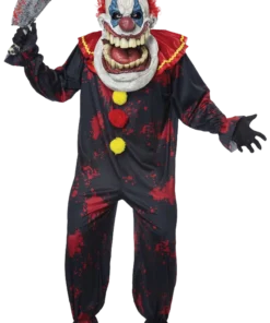 Adult Die Laughing Creepy Clown Costume