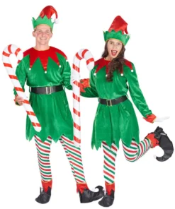 GENERIC Adult Deluxe Unisex Elf Costume