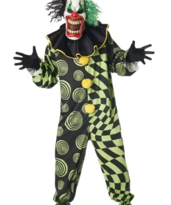 GENERIC Adult Funhouse Freak Scary Clown Costume