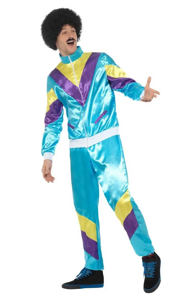 Smiffys Adult 80s Shell Suit Costume 2 Smiffys Adult 80s Shell Suit Costume - Image 2