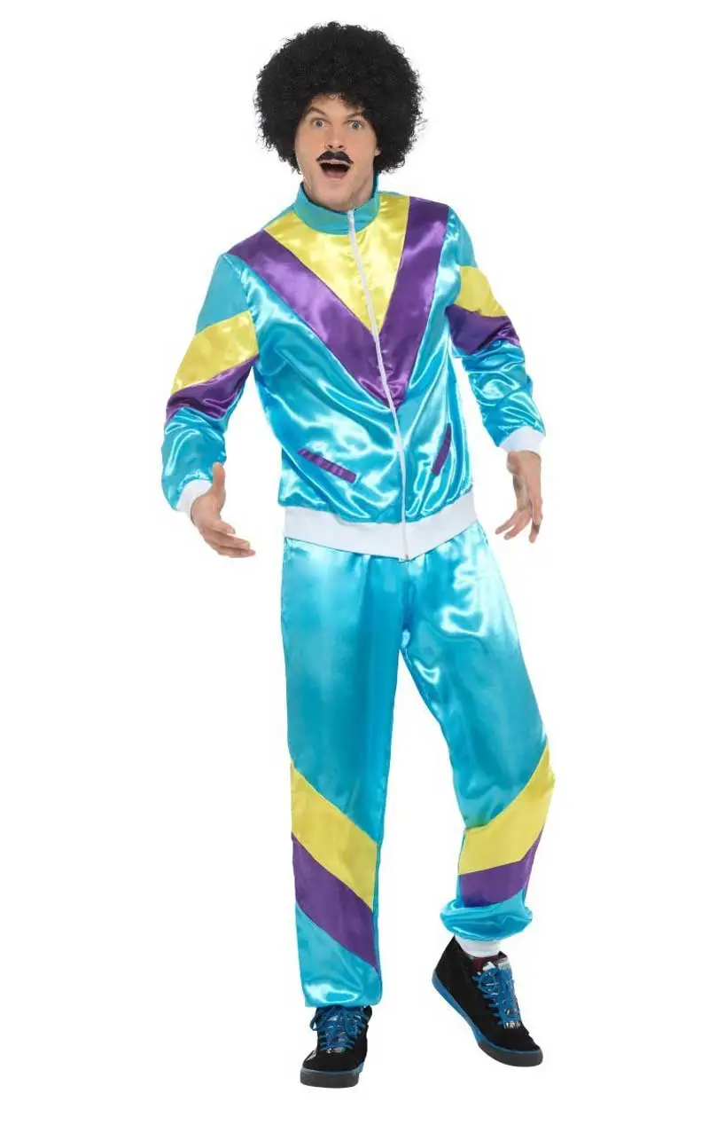 Smiffys Adult 80s Shell Suit Costume 1 Smiffys Adult 80s Shell Suit Costume
