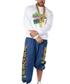 GENERIC Mens 90s Hip Hop Costume