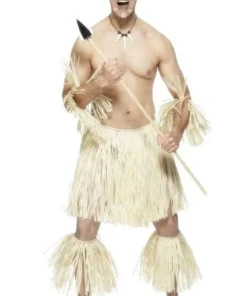 Smiffys Adult Brave Zulu Warrior Costume