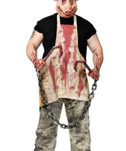 Mens Butcher Pig Halloween Costume