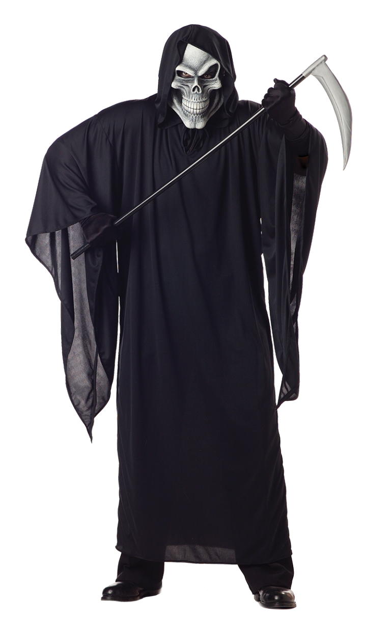 Adult Plus Size Grim Reaper Costume 1 Adult Plus Size Grim Reaper Costume
