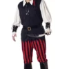 Mens Cutthroat Pirate Plus Size Costume