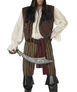 Mens Plus Size Pirate Costume