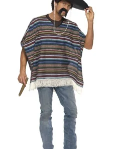 Smiffys Adult Authentic Looking Poncho