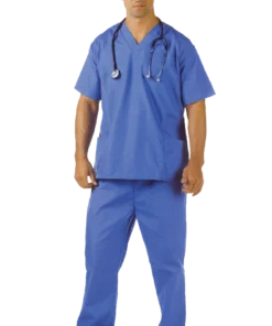 Adult Blue Hospital Scrubs Costume
