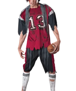 Mens Zombie Footballer Costume