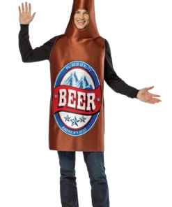 Brown Beer Bottle Costume