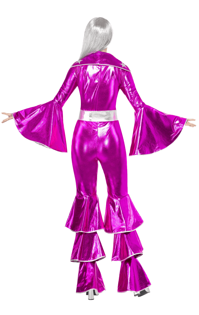 Smiffys Pink Dancing Queen Costume 3 Smiffys Pink Dancing Queen Costume - Image 3