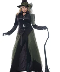 GENERIC Womens Plus Size Gothic Witch Costume