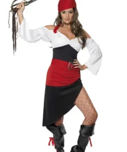 Smiffys Adult Sassy Pirate Costume