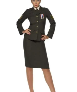 Smiffys Womens Wartime Officer Uniform Costume