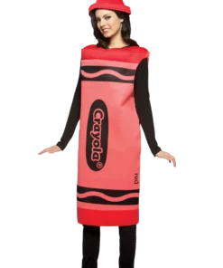 Womens Red Crayola Crayon Costume