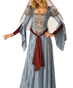 Womens Velveteen Maid Marian Costume
